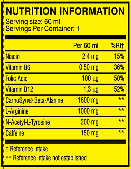 CELLUCOR C4 Pre-Workout Shots / 12 x 60 ml